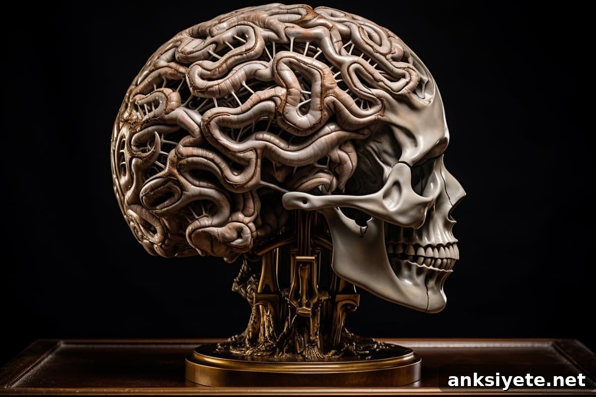 This shows a brain.
