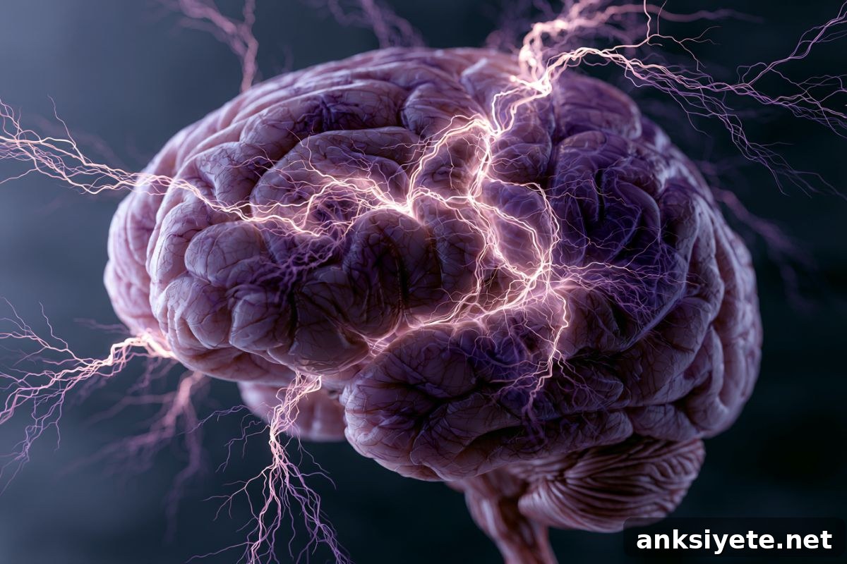 This shows a brain.
