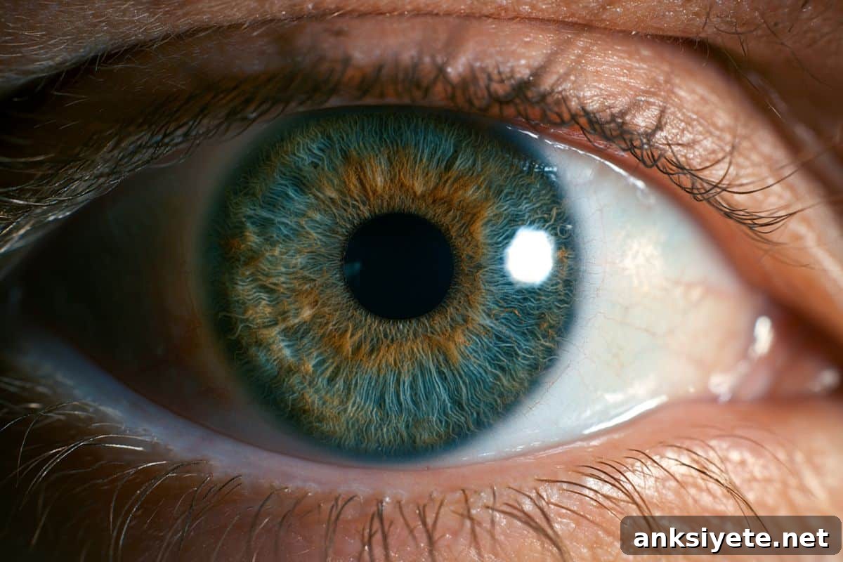 This shows an eye.
