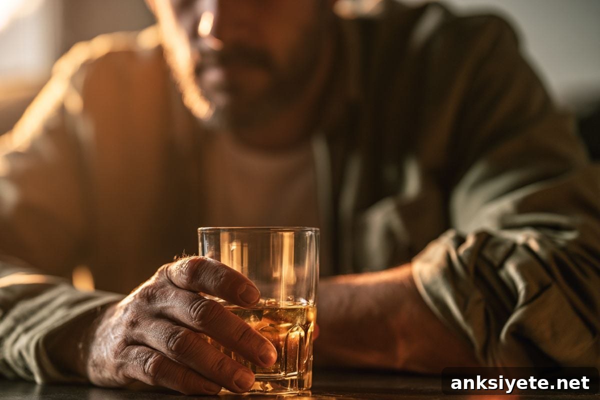 This shows a man holding a glass.